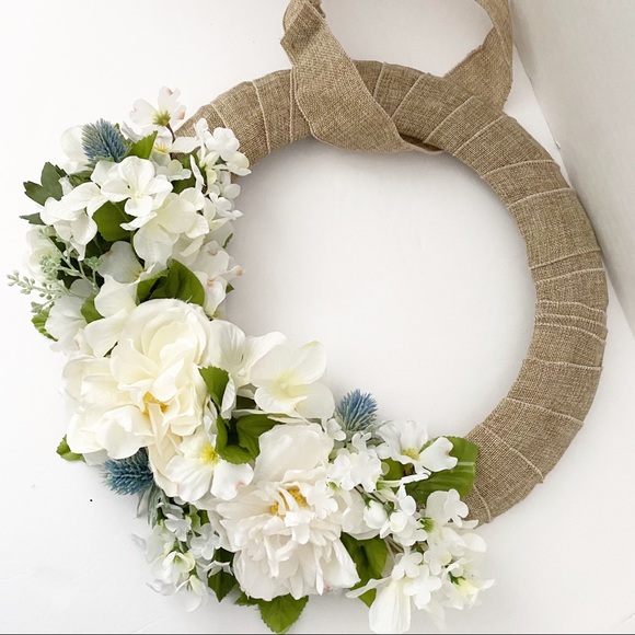 ❤️NEW Gorgeous floral wreath, Pottery Barn inspo - Picture 3 of 16